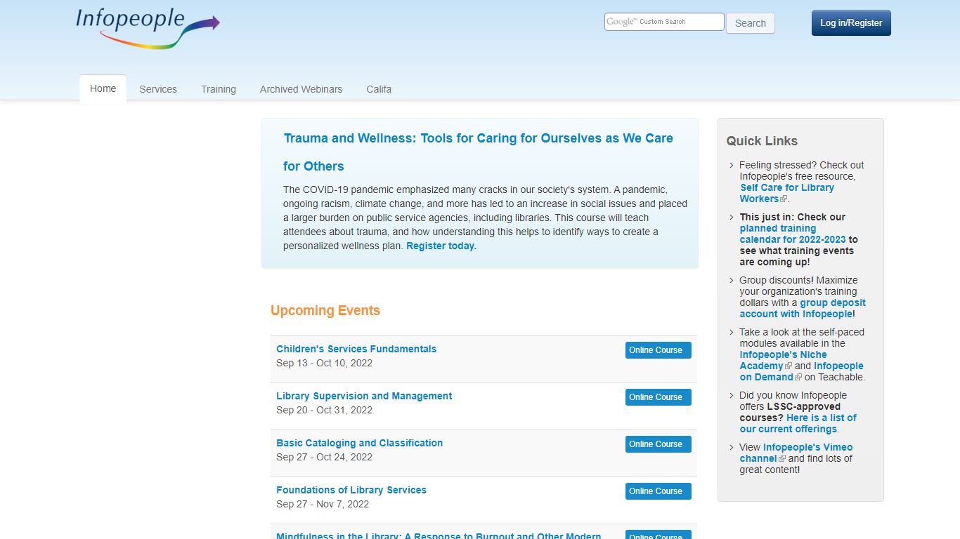 Welcome! | Infopeople